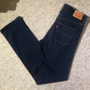 Levi’s slimming straight jeans